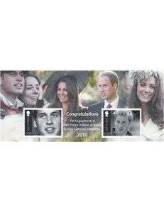 MAN 2010 Fidanzamento del Principe William 1 BF MNH**