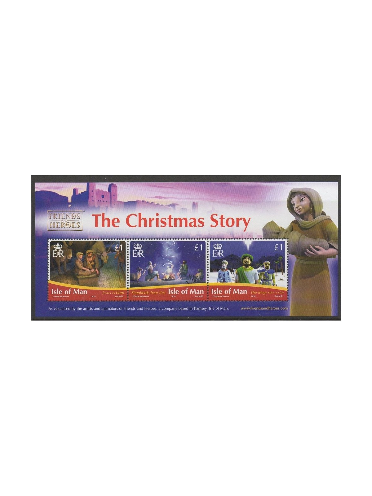 MAN 2010 Natale 1 BF MNH**
