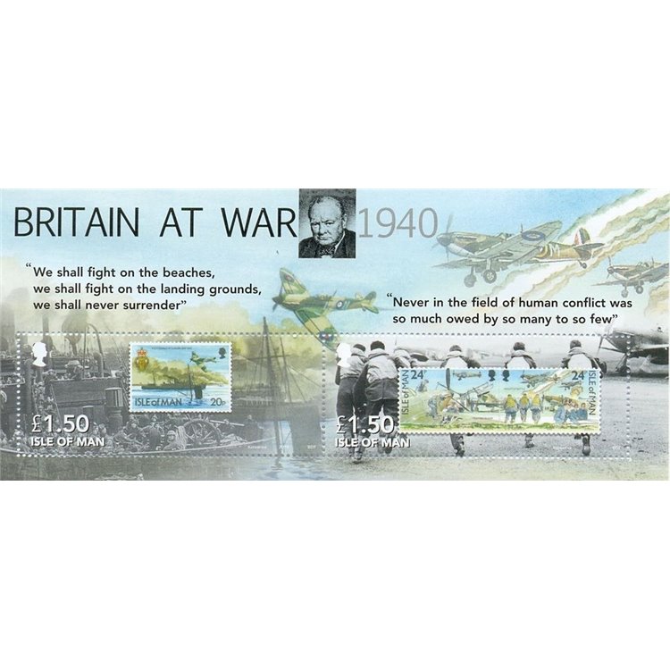 MAN 2010 Anniversary of the Battle of Britain 1 s/s MNH**