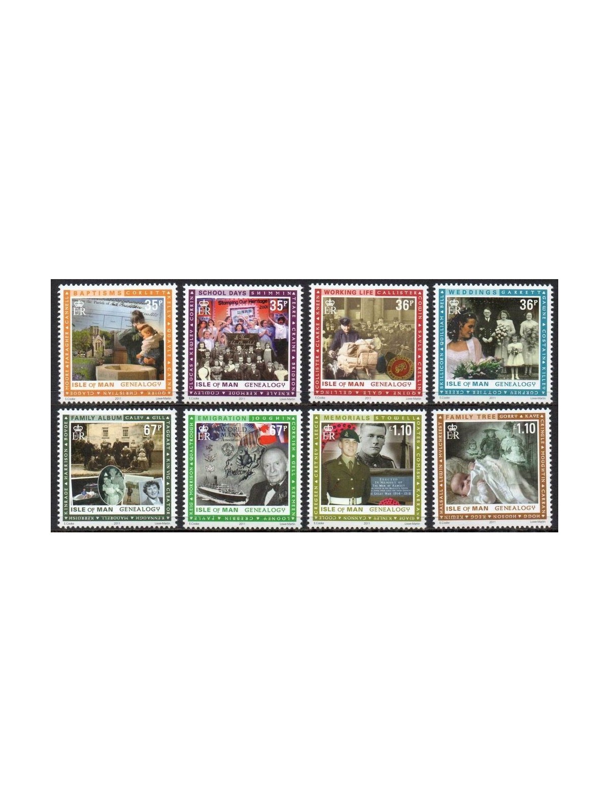 MAN 2011 Stages of Life 8v MNH**