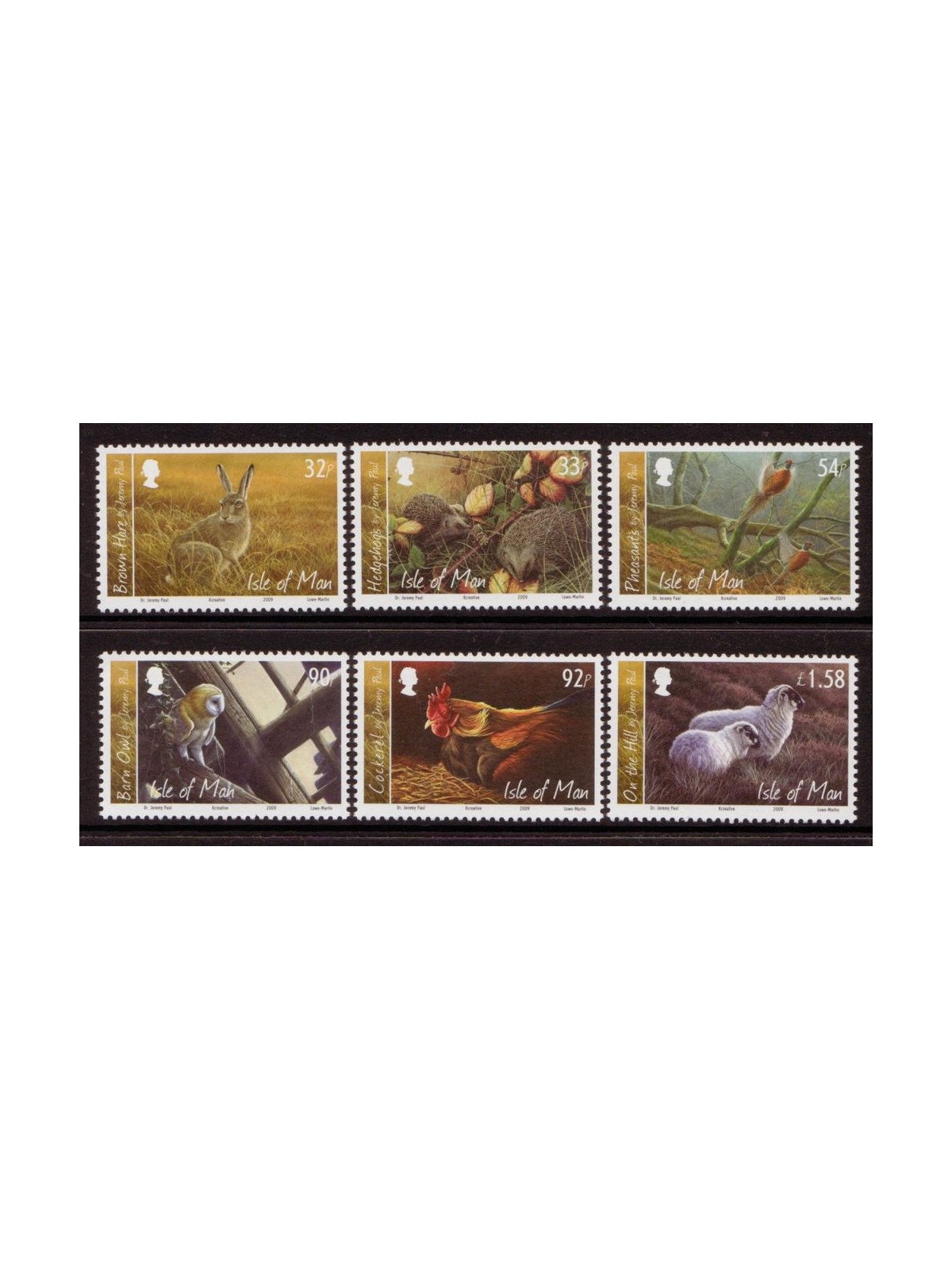 MAN 2009 Farm Animals 6v MNH**