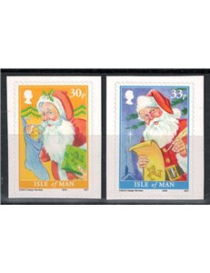 MAN 2009 Natale ad. 2v MNH**