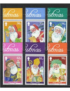 MAN 2009 Natale 6v MNH**