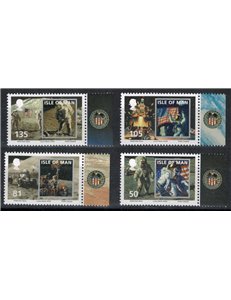 MAN 2009 Primo uomo sulla luna 4v MNH**