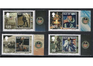 MAN 2009 Primo uomo sulla luna 4v MNH**