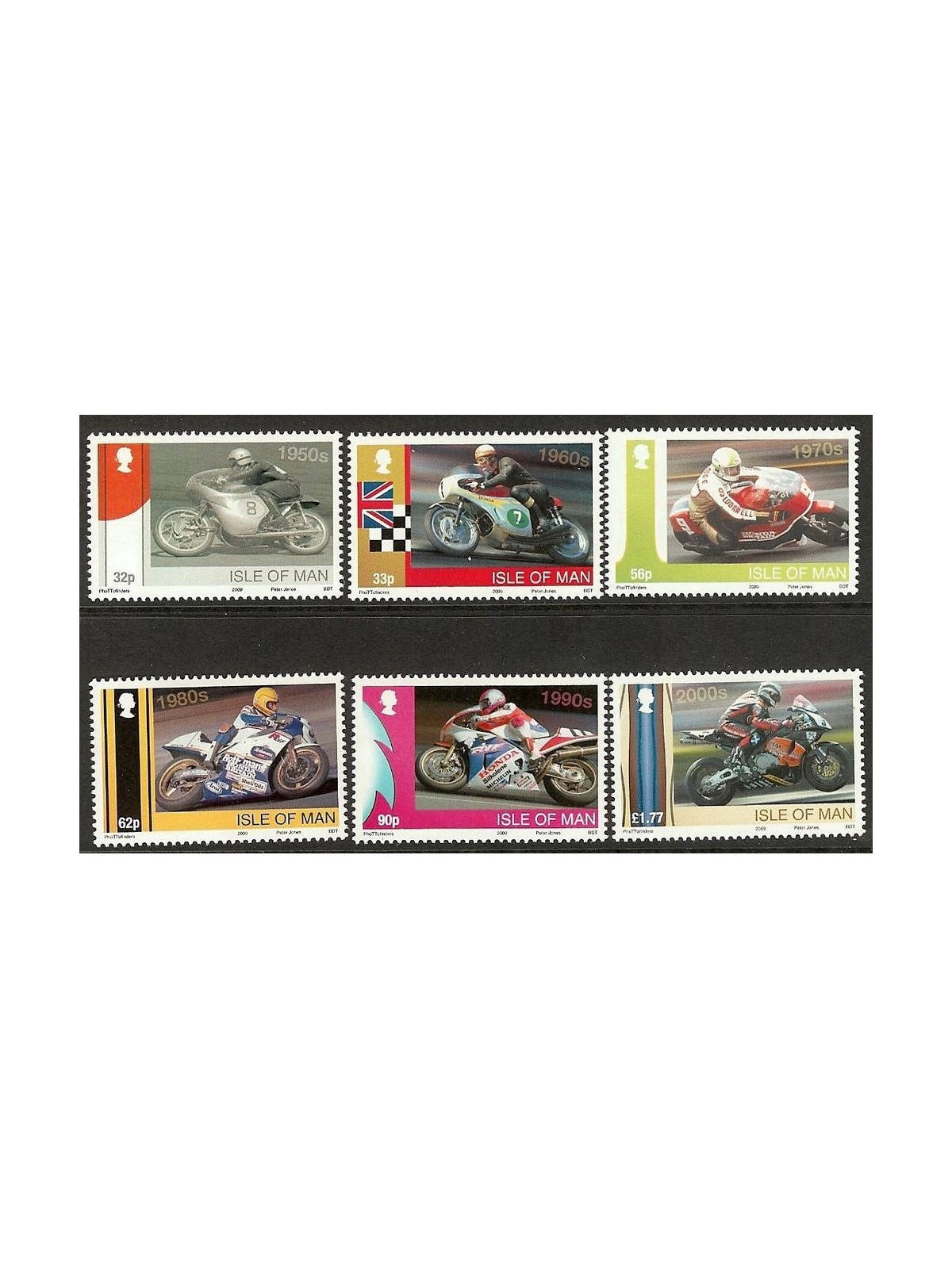 MAN 2009 Fiftieth Anniversary Honda 6v MNH**