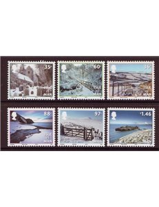 MAN 2010 Winter Landscapes 6v MNH**