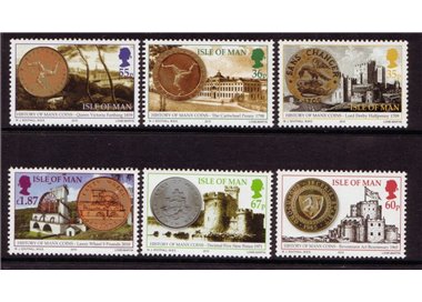 MAN 2010 Storia delle monete 6v MNH**