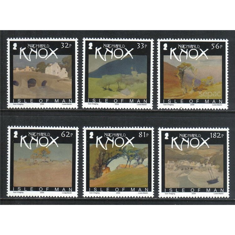 MAN 2009 Paesaggi, Archibald Knox 6v MNH**