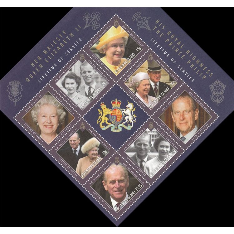 MAN 2011 Queen Elizabeth and Prince Philip 1 s/s MNH**