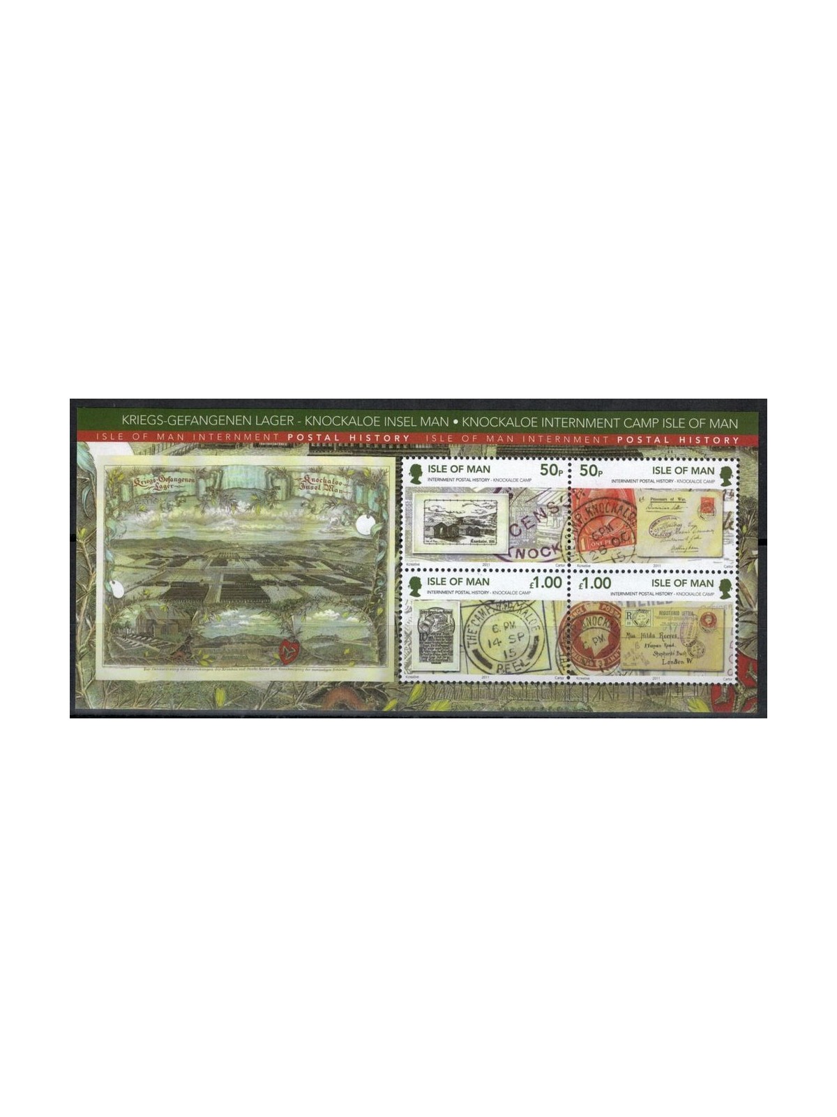 MAN 2011 Corrispondenza prigionieri 1 BF MNH**