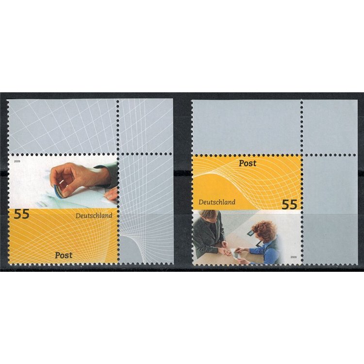 GERMANIA BRD 2009 Giornata della posta 2v MNH**