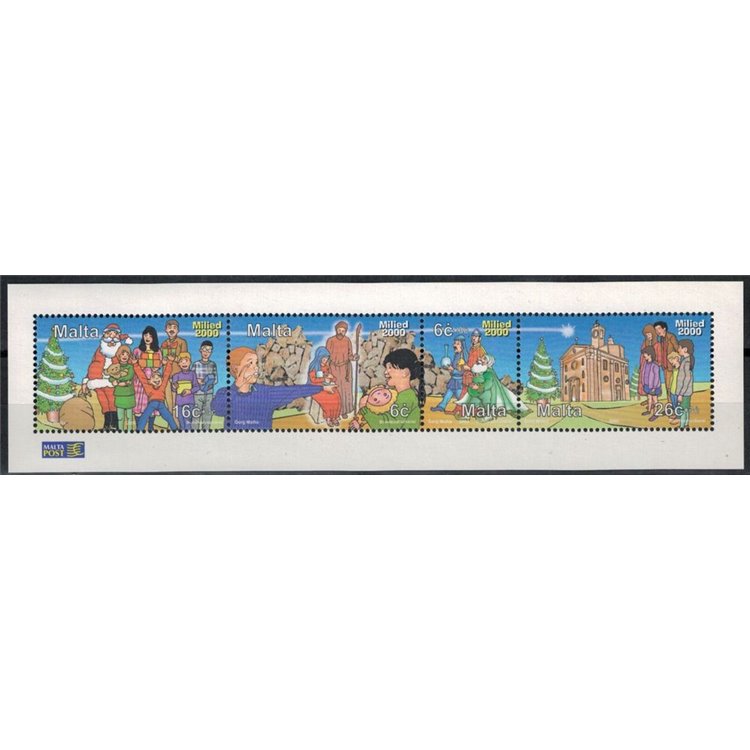 MALTA 2000 Natale BF MNH**