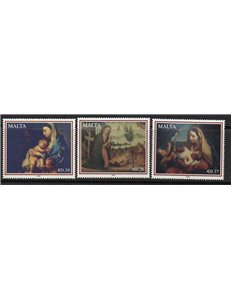 MALTA 2008 Natale 3v MNH**