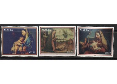 MALTA 2008 Christmas 3v MNH**