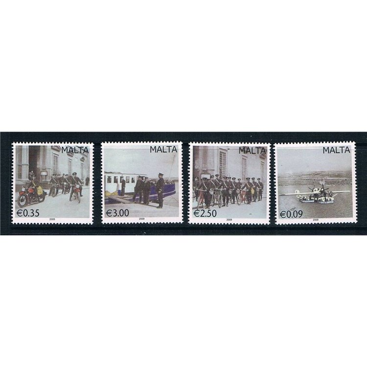 MALTA 2009 Trasporti postali 4v MNH**