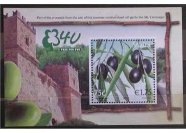 MALTA 2007 34U TREE FOR YOU s/s MNH**