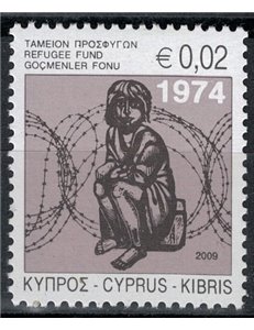 CYPRUS 2009 Pro Refugees MNH**
