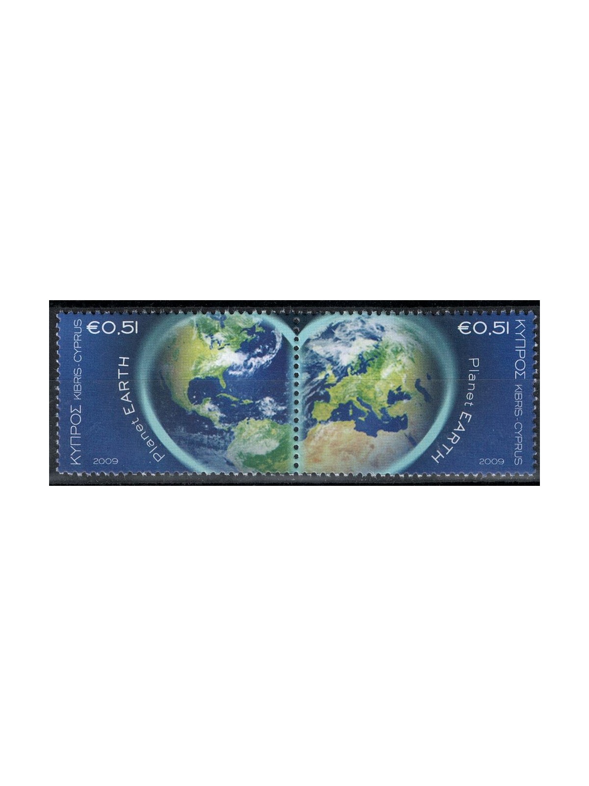 CIPRO 2009 Pianeta terra 2v MNH**