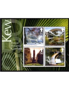 GRAN BRETAGNA 2009 Giardini botanici 1 BF MNH**