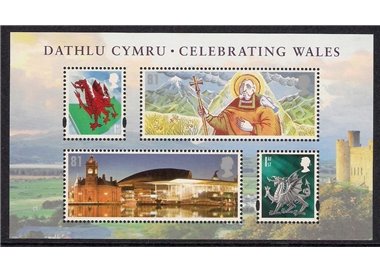 GREAT BRITAIN 2009 Welsh National Day 1 s/s MNH**