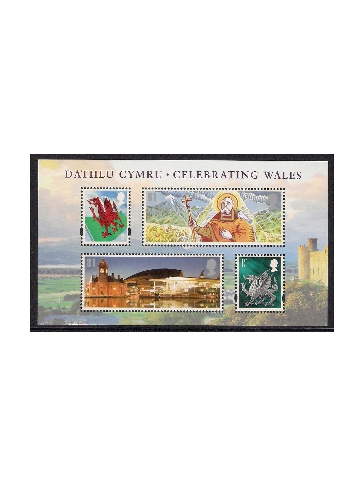 GREAT BRITAIN 2009 Welsh National Day 1 s/s MNH**