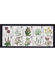 GREAT BRITAIN 2009 Plants at Risk 10v MNH**