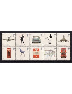 GRAN BRETAGNA 2009 Classici del design britannico 10v MNH**