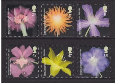 GRAN BRETAGNA 2004 Royal Horticultural Society, fiori 6v MNH**