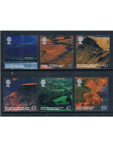 GREAT BRITAIN 2004 Landscapes of Wales 6v MNH**