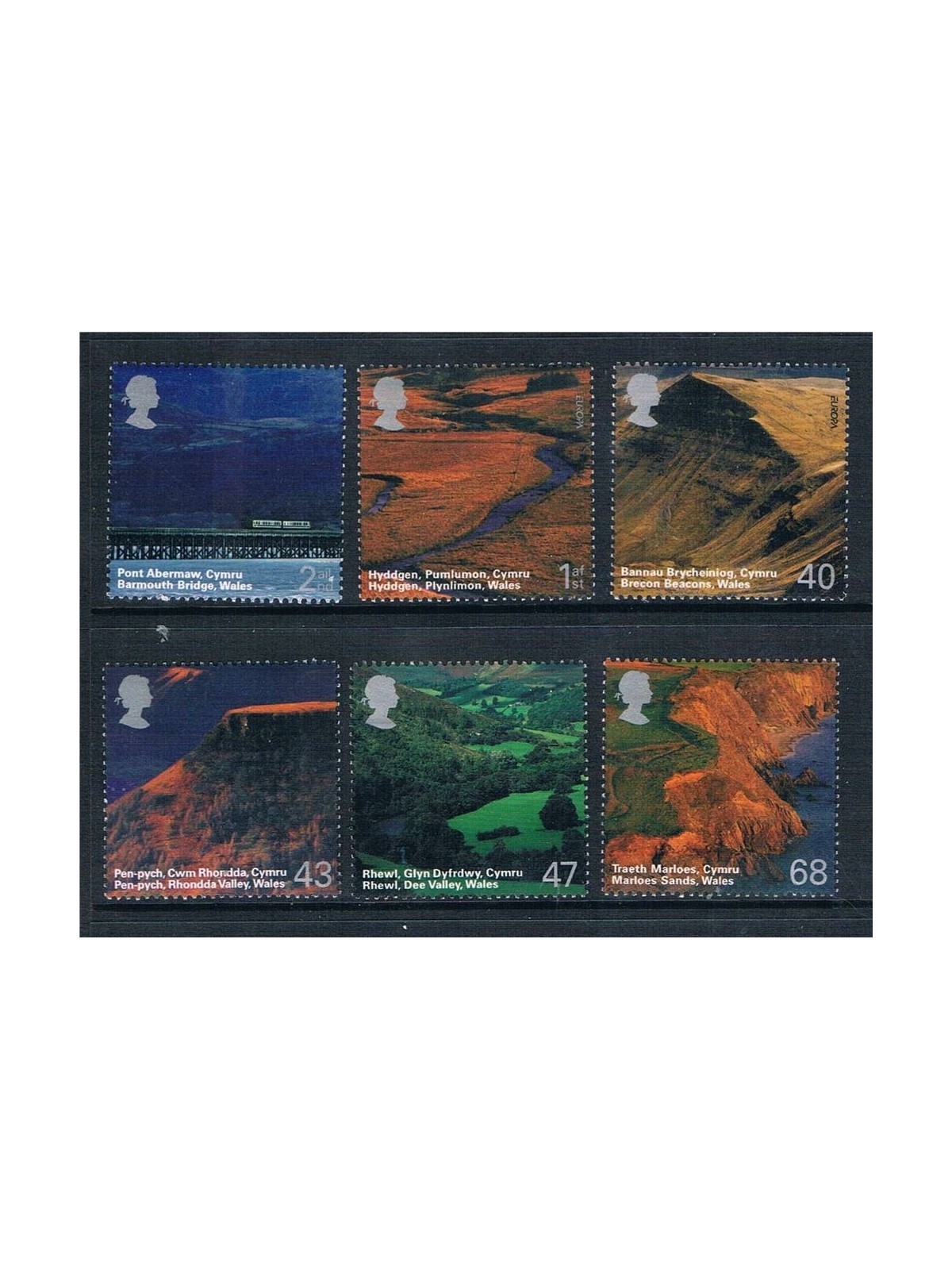 GREAT BRITAIN 2004 Landscapes of Wales 6v MNH**
