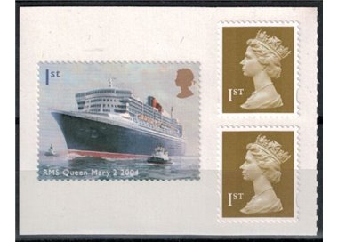 GRAN BRETAGNA 2004 Varo del transatlantico Queen Mary 2 da libr 1v MNH**