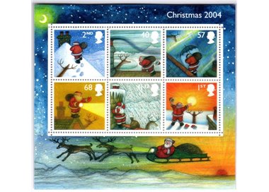 GREAT BRITAIN 2004 Christmas 1 s/s MNH**