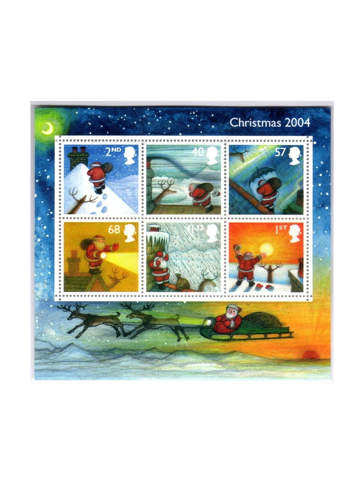 GREAT BRITAIN 2004 Christmas 1 s/s MNH**