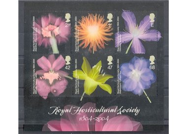 GREAT BRITAIN 2004 Royal Horticultural Society, flowers 1 s/s MNH**