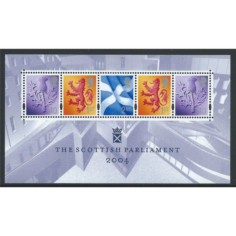 GREAT BRITAIN 2004 Scottish Parliament 1 s/s MNH**