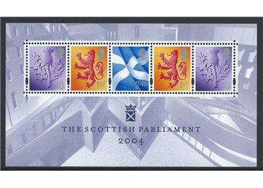 GREAT BRITAIN 2004 Scottish Parliament 1 s/s MNH**