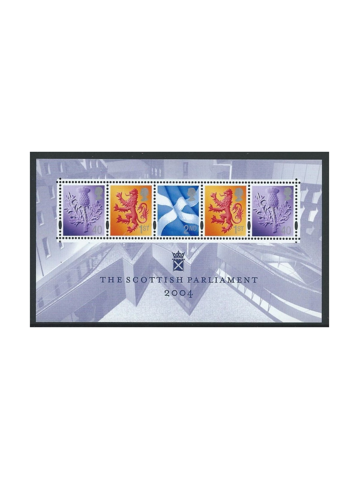 GRAN BRETAGNA 2004 Parlamento scozzese 1 BF MNH**
