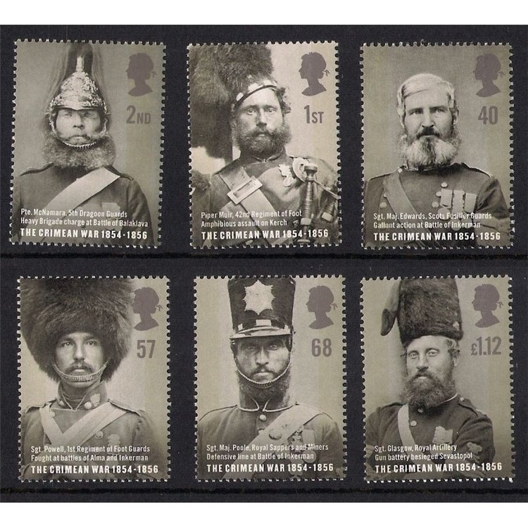 GRAN BRETAGNA 2004 Guerra di Crimea 6v MNH**