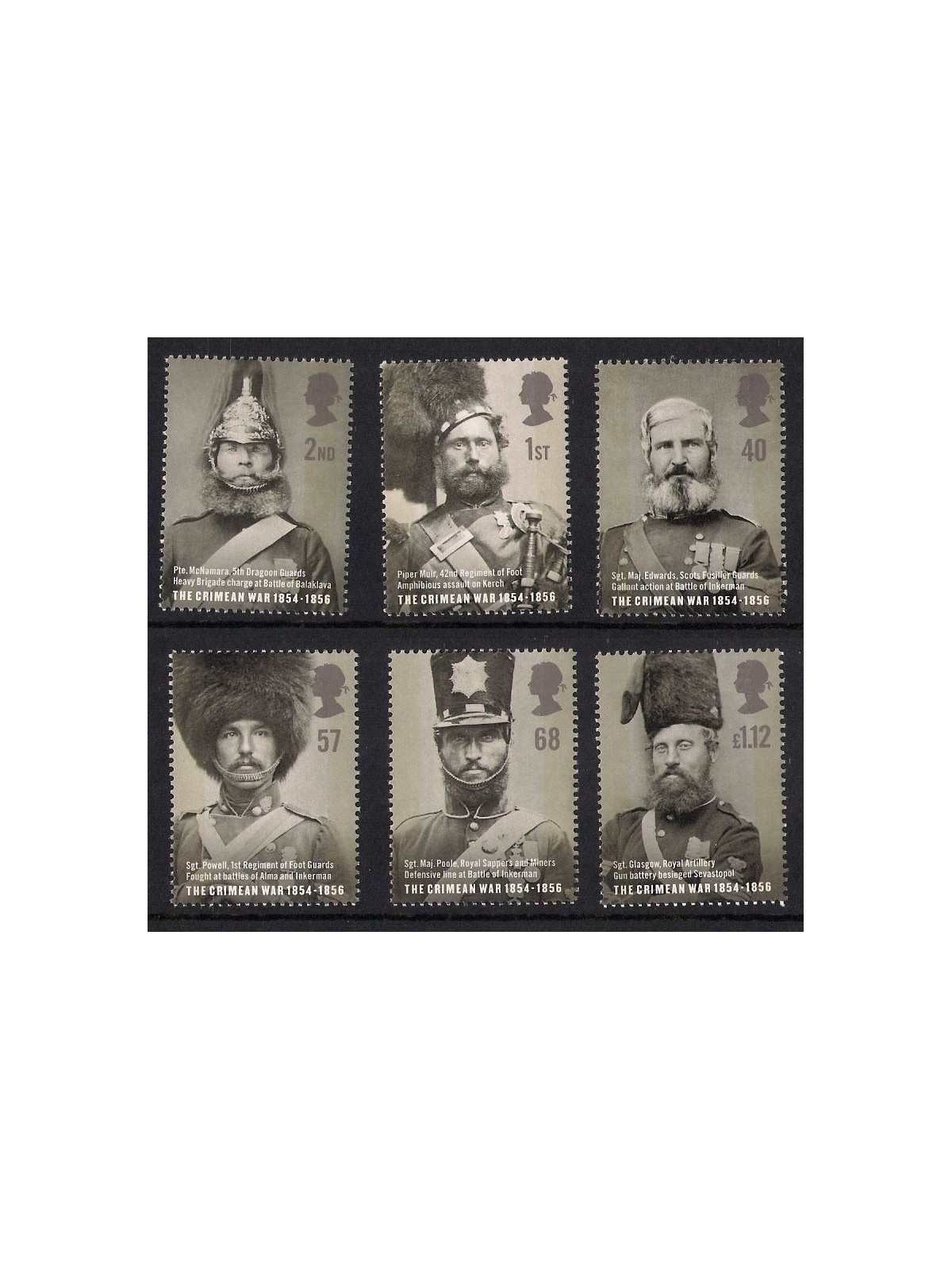 GREAT BRITAIN 2004 Crimean War 6v MNH**