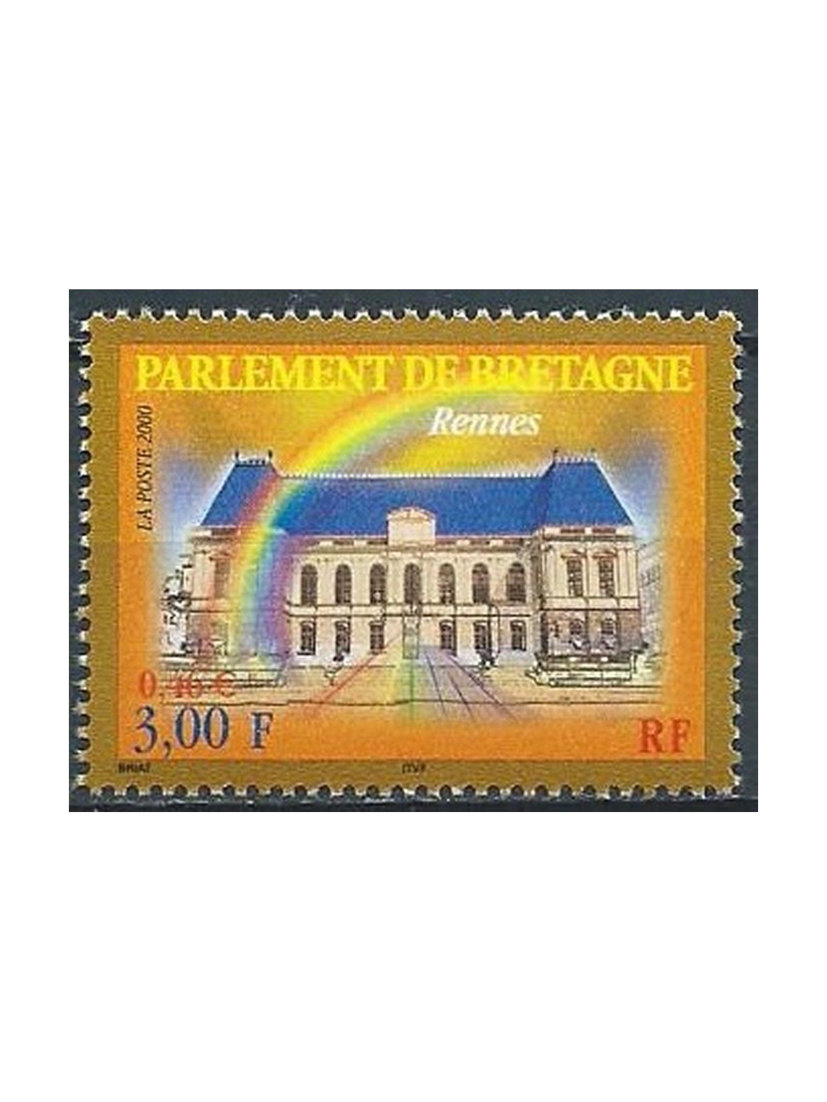 FRANCE 2000 Parliament of Brittany MNH**
