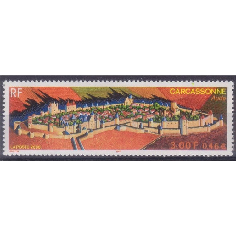 FRANCE 2000 Tourist, the city of Carcassonne MNH**
