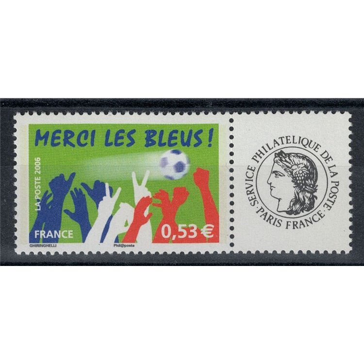 FRANCIA 2006 Merci les Bleus MNH**