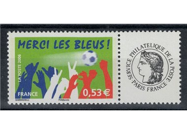 FRANCE 2006 Merci les Bleus MNH**