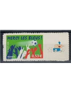 FRANCIA 2006 Merci les Bleus (autoadesivo) MNH**