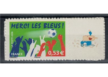 FRANCIA 2006 Merci les Bleus (autoadesivo) MNH**