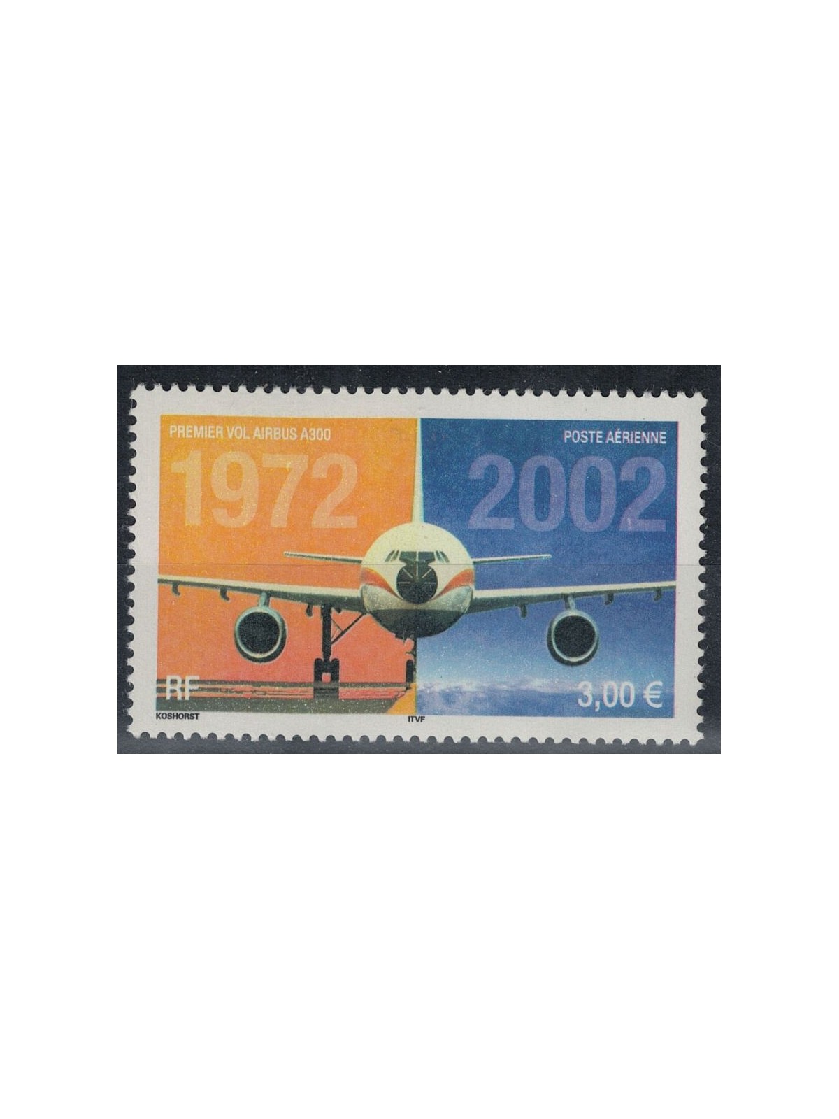 FRANCE 2002 Airbus A300 (airmail) MNH**