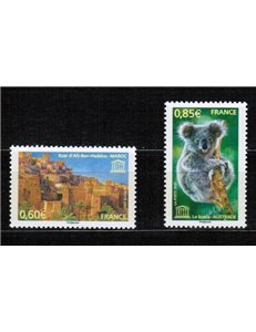 FRANCE 2007 Service Stamps (UNESCO) 2v MNH**