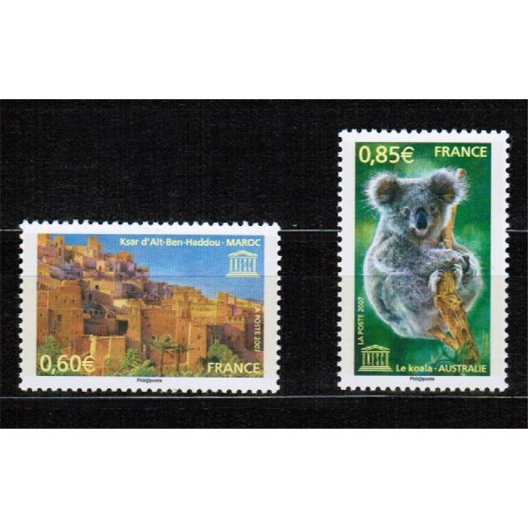 FRANCIA 2007 Francobolli di Servizio (UNESCO) 2v MNH**