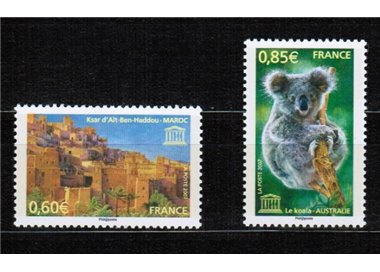 FRANCIA 2007 Francobolli di Servizio (UNESCO) 2v MNH**